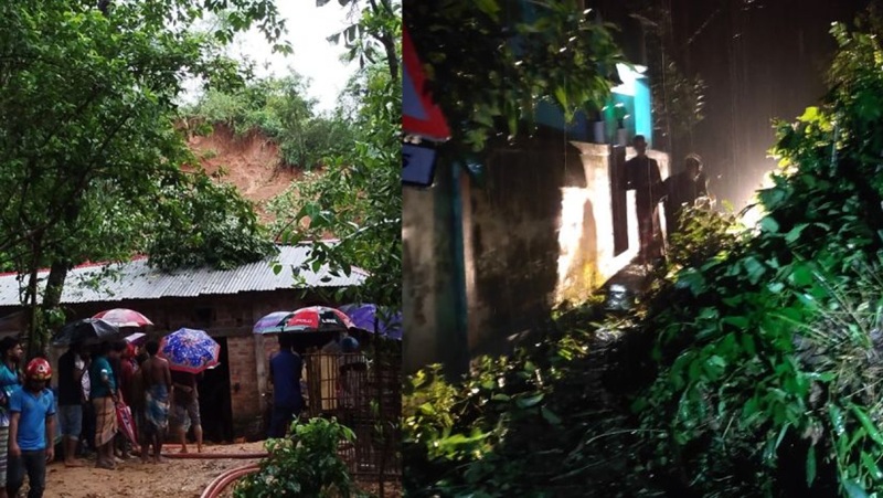 গোলাপগঞ্জে টিলা ধসে ঘুমন্ত অবস্থায় প্রাণ গেল একই পরিবারের ৪ জনের